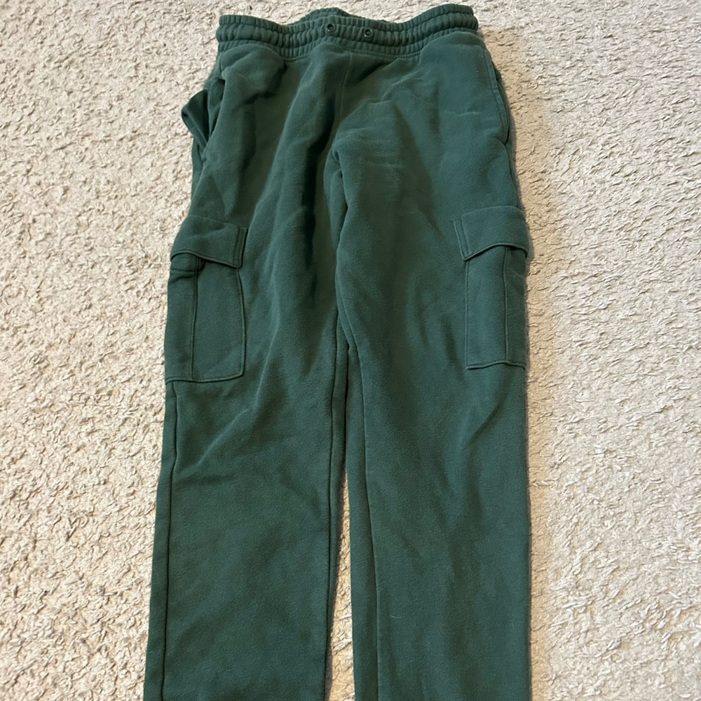 Kids Fleece Sweatpants - Green